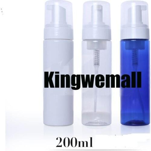 300pcs/lot 200ML foaming bottle,foaming pump,soap dispenser,plastic PET foam bottle have 3 colors for you choosing