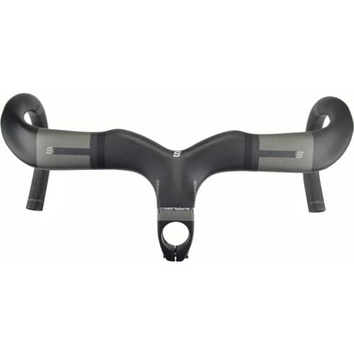 Brand superlogic carbon road handlebar bent bar bike parts 1-1/8 400/420/440mm Bicycle Accessories Riding equipment
