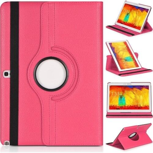Funda For Samsung Galaxy Note 2014 Edition 10.1 P605 P600 P601 Cover Tab Pro t520 t525 360 Rotating Folio Stand Pu Leather Cases