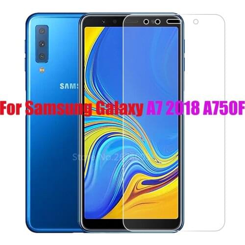 For Samsung Galaxy A7 2018 Tempered Glass For Samsung A7 2018 A 7 A750F A750 SM-A750F Screen Protector Full Cover Film 6.0 2019