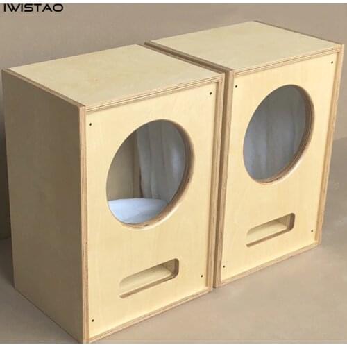 IWISTAO HIFI Full Range Speaker Empty Cabinet 1 pc for 12 Inch Unit Birch Multi-Layer Plywood 18mm for Tube Amp DIY