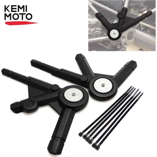 KEMiMOTO For BMW R1200GS LC R1200 GS LC ADV Adventure 2013-2018 Motorcycle Side Frame Panel Guard Protector Cover