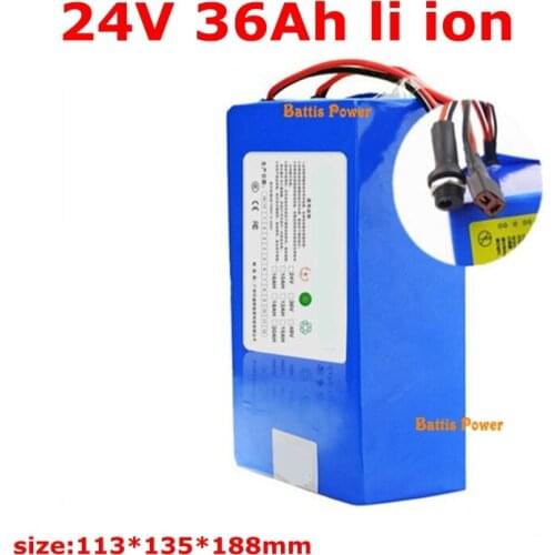 25.9V 25V 36AH Lithium ion battery 24v 40AH Li ion for Swimming pool pipline cleaning robot device X-ray machine + 5A Charger