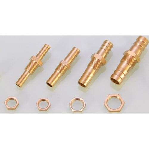 Copper Clapboard Plate Pagoda Straight Joint Hose Barb 6/8/10/12/16mm String Plate Pagoda Nozzle Joint Pneumatic Pipe Fittings