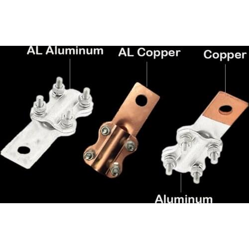 JTL 800A 120-150mm2 Copper Aluminum Bimetal Bolt Hole Pipe Repair Jointing Connector Transition Clamp Cable Terminal
