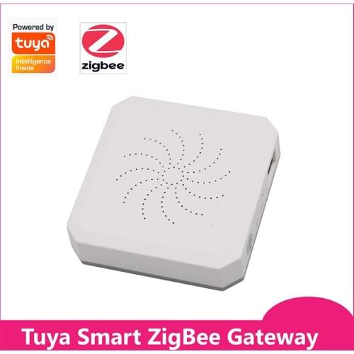 Tuya Zigbee Bridge Smart Home Zigbee Gateway Hub Remote Control Zigbee Devices Via Smart Life APP with RJ45 Network Port