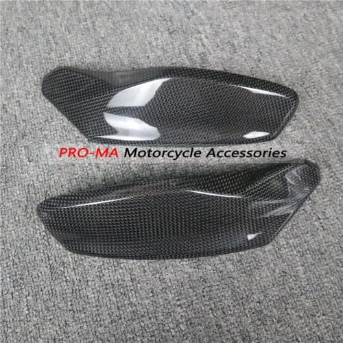 Motorcycle Handguard (upper part) fairing kit in carbon fiber for Ducati MTS Multistrada 950 1200 1260 Plain weave