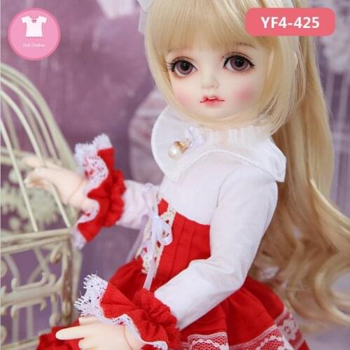 BJD Clothes 1/4 Doll Body For MSD Female Girl Good Dress YF4 to 367 For Chicabonita RL Doll Toy Doll Accessories