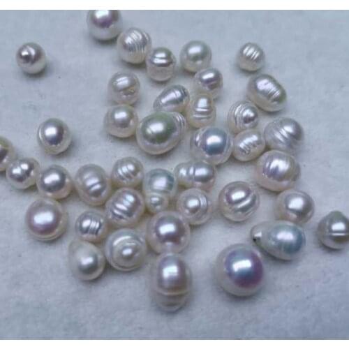 Wholesale 1100g undrilled real freshwater loose pearl near potato 6-9mm beads