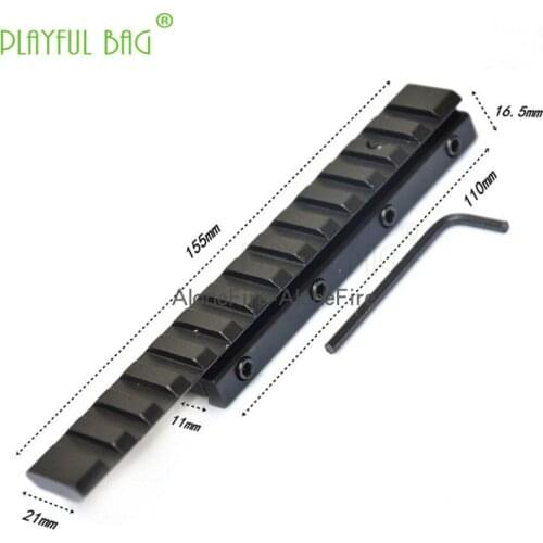 10/11 mm to 20/21 mm transfer fixture Narrow to wide guide rail converter Bracket leather track water bullet gun clip OD21