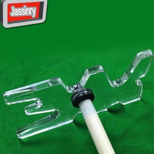 Free shipping transparent acrylic Pool cue rest head Durable MAGIC Billiard Bridge rest head for snooker cue stick accessories