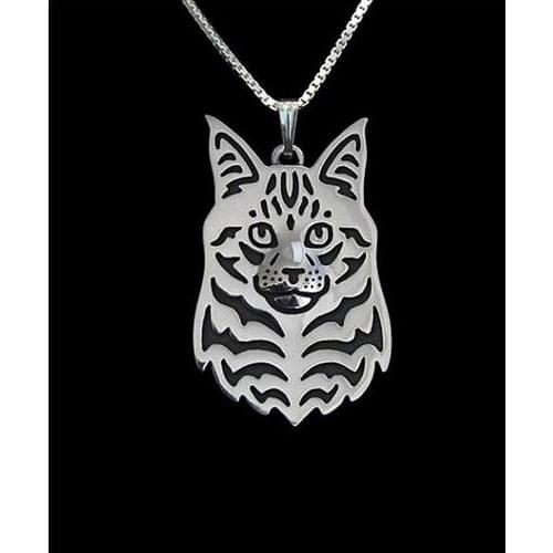 Drop shipping-Maine Coon Cat Necklace