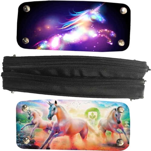 Unicorn Handbags Animal Skull Horse Cat Women Men Teenagers Boys Girls Kid Toddler School Casual Pencil case Tote Bag Pouch