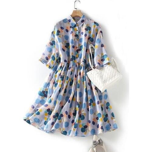 SURUFENG Summer Polka Dot Dresses