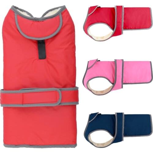 Reflective Pet Dog Clothes for Small Medium Large Dogs Winter Warm Big Dog Vest Jackets Bulldog Pitbull Clothing Puppy Cat Coats