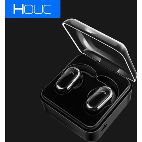 TCunPT Portable Wireless Earbuds TWS Earphone WaterProof Bluetooth Headphone Stereo Headset with Charging Box Handsfree Calls