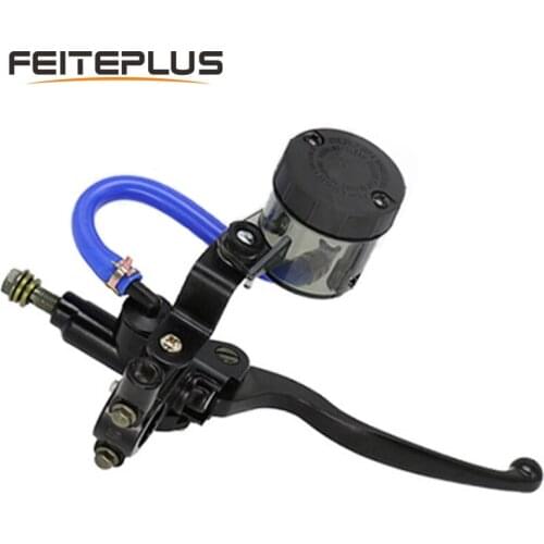 7/8" 22mm Motorcycle Front Push Type Brake Pump Master Cylinder Brake Lever For YAMAHA Rexciter150 LC135 LC150