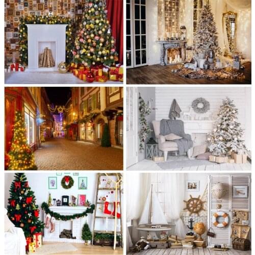 Vinyl Custom Photography Backdrops Prop Christmas day Theme Photography Background LICJD-3557