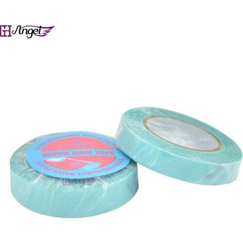 1 roll 1cm*3 yards super hair tape for hair extension/lace wig/toupee double-sided adhesive tape