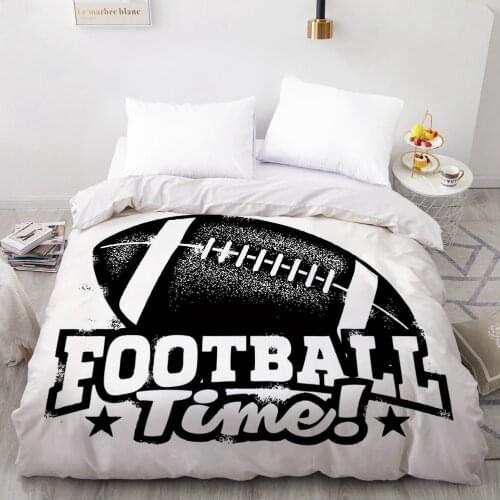 1PCS Duvet Cover,3D Luxury Printing Quilt Cover 240x220/200x200/140x200/210x210,Rugby Bedding King/Queen/Double size,Drop Ship