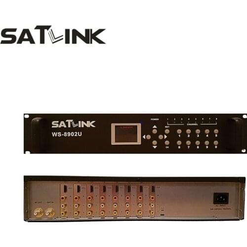 12 channels SATLINK modulator WS8902U HD 1080P MPEG4