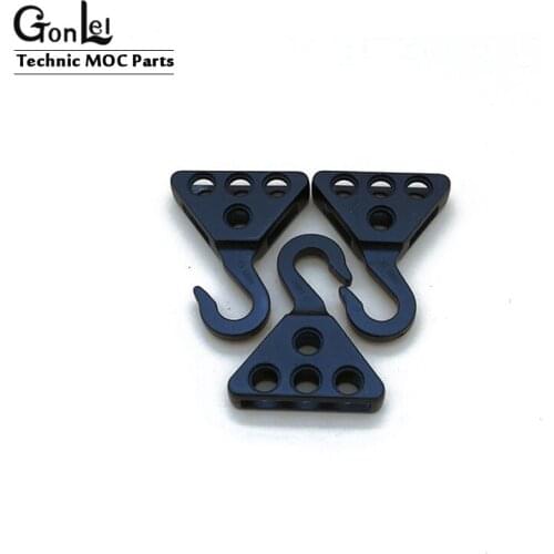 2Pcs/lot Technic Metal Hook as Supports for Girders and Cranes Building Blocks Bricks 70496 For 20004 Crane Mk II 11200 MOC Car