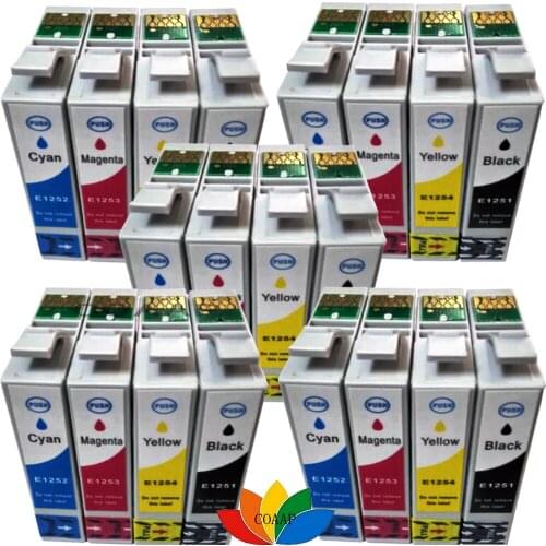 20 Pack Ink for Compatible Epson 125 T125 T1251 T1252 T1253 T1254 Stylus NX420 NX625 NX125 NX127 NX230 WorkForce 320 323 325 520