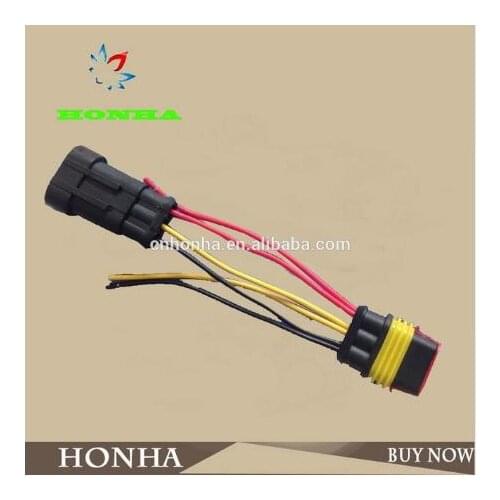 282087 120469 AMP TYCO 3 pin connector wire harness scosche