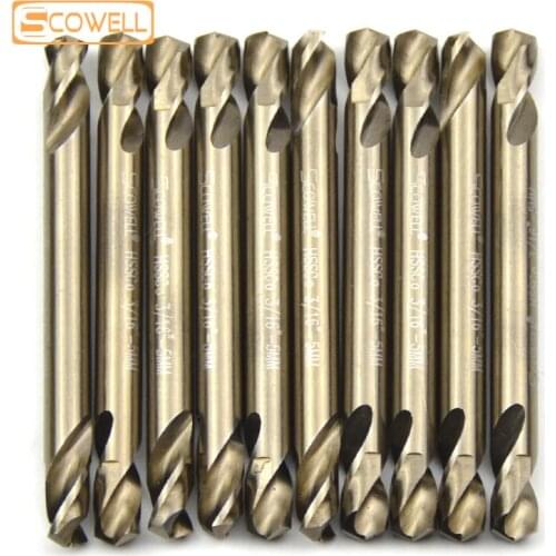 30% Off Imperial Drill Bits For Metal Wood 3mm 3.2mm 3.5mm DIY Supplies Hole Spiral HSS Cobalt M35 Double Ended Drills