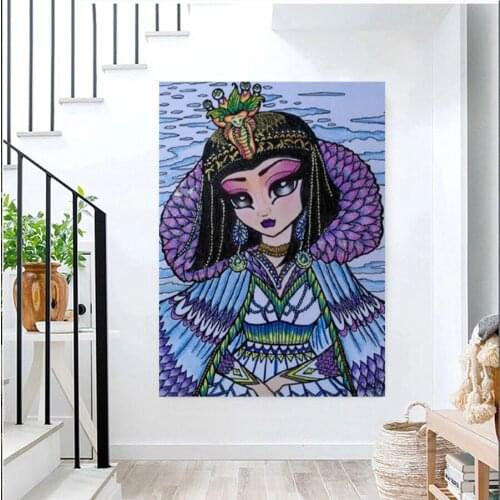 5D Full drill Square Round diamond painting Queen of egypt DIY diamond embroidery Cross Stitch Rhinestone Mosaic Decor A1924
