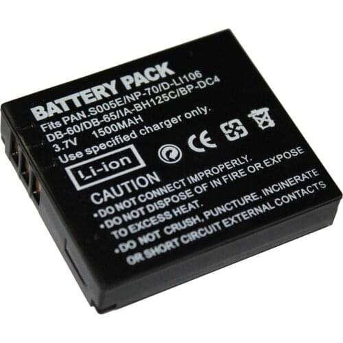 Battery Pack for Ricoh WG-M1, WGM1, GR-2, GR2, GRII, GR II, GR Digital, GR Digital II, Caplio R3,R4, R5, R30, R40 Digital Camera