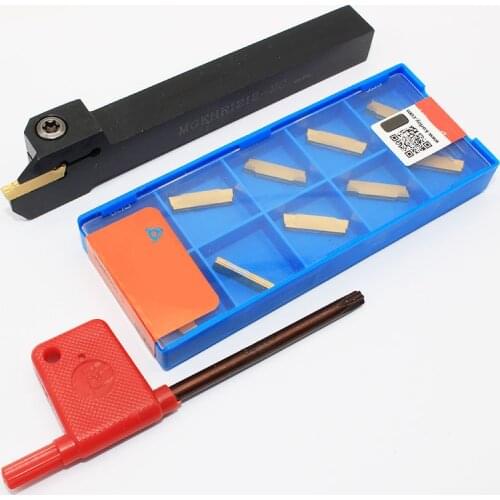 MGEHR1010 MGEHR1212 MGEHR1616 MGEHR2020 MGEHR2525 outer grooving tool holder carbide blade, 10PCS blade turning tool