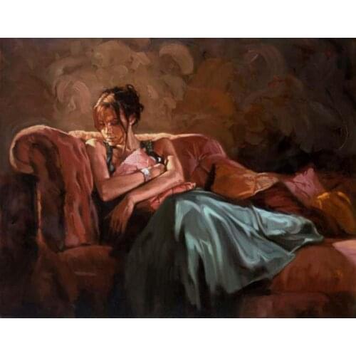 Beautiful oil paintings woman Only you oil on canvas High quality hand-painted