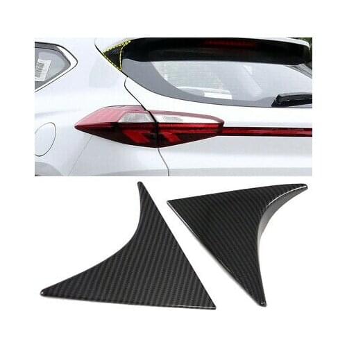 Carbon Fiber Rear Window Triangle Sill Cover 2pcs for Hyundai Tucson 2016-2020