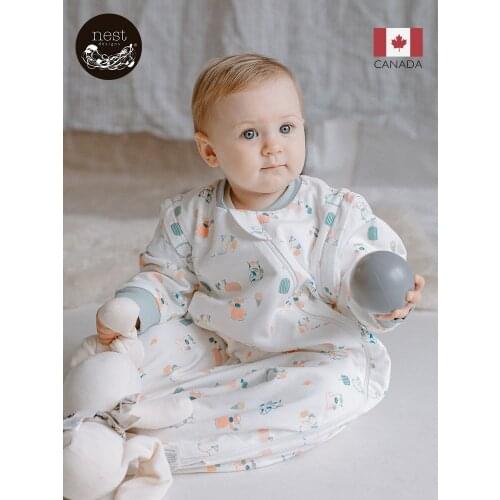 Baby Cute Sleeping Bag Cartoons Cotton Kids Long Sleeve Sleepware 0-5 Years Children Sleepwear Saco De Dormir Baby Items BK50SD