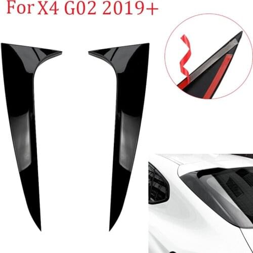 Car Rear Window Side Spoiler Trim For-BMW X4 G02 2019