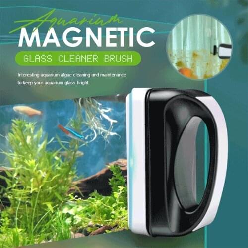 2021 New Magnetic Aquarium Fish Tank Glass Algae Scraper Cleaner Magnetic Brush Aquarium Tank Fish Aquarium Tools Floating Brush