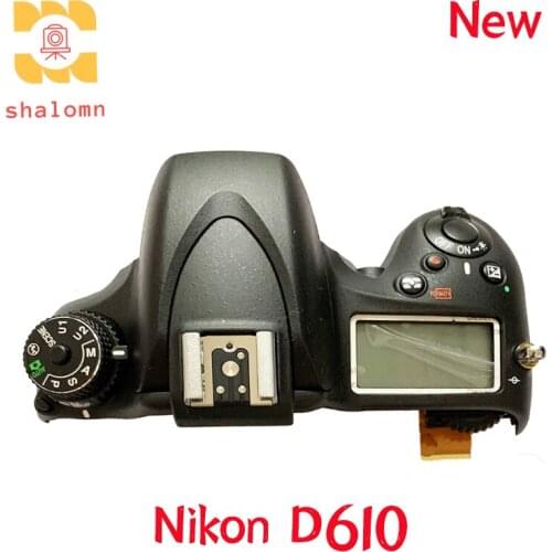 New Top Cover Case Shell With Flash Board Top LCD Button Flex Cable Repair Replacement Parts For Nikon D610 SLR