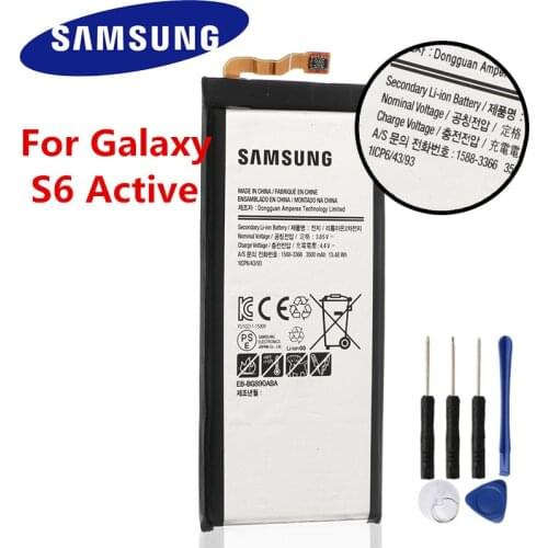 SAMSUNG Orginal EB-BG890ABA Replacement 3500mAh Battery For Samsung Galaxy S6 Active G890A G870A Mobile phone Batteries