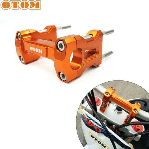 OTOM Integrative Molding Motorcycle Handlebar Mount Base 7075 Aluminum Handle Bars Riser w/ Mount Bolts For KAYO T4 GUIZUN MX6