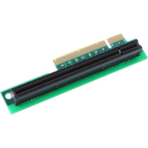 PCI-E 8X to 16X Riser Adapter PCI-Express x8 to x16 90 Degree Right-angle Card Converter for 1U/2U