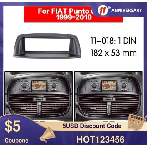 Frame Panel 1DIN Car Dash Frame Radio Fascia for Fiat Punto Linea 2002 stereo dash kit radio CD player installation