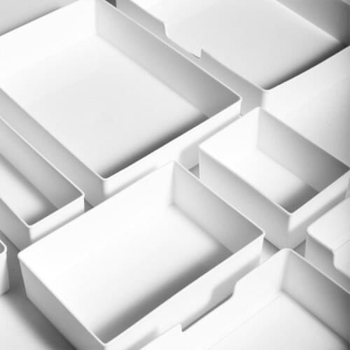 Dividers Desk Drawer Organizer Tray Colorful Creative Plastic Tidy Very Handy Trays Storage Box Holder