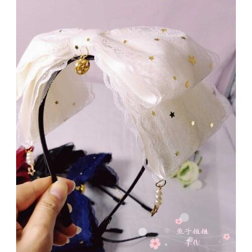 Multi color SOFT Girl Light Lolita Astrology CAT Ji Sleeve Hot Venus Seat Headdress KC Hair Accessories Hair Bands Barrettes