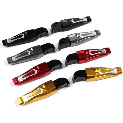 For Yamaha MT09 MT07 NMAX 155 TMAX 530 500 For BWM S100RR Motorcycle Rear Foot Rests Pegs Pedal Back Passenger Footpeg