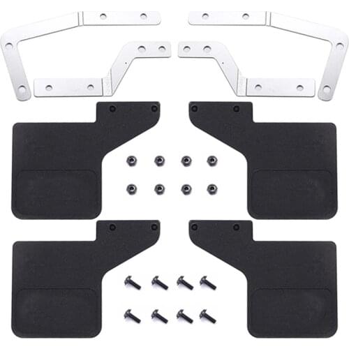For MN D90 D91 D99S MN99S 1/12 RC Car Upgrade Parts Rubber Front and Rear Fenders Mud Flaps Accessories