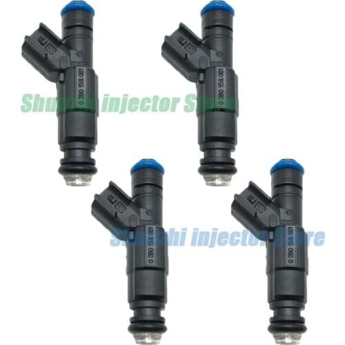4pcs Fuel Injector Nozzle For Marine Mercruiser 350 5L 4.3L 6.2L 885176 0280156081 12567905 Car-styling Oil Injectors