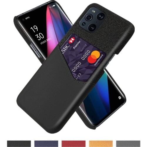 Card Slot Cover For OPPO Find X3 Pro Lite Realme X7 GT Neo V15 Business Case For OPPO Reno 4 5 Pro A94 A93 A74 A55 A54 5G Funda