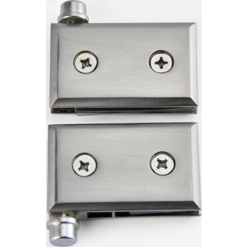 Bilateral Clip Home Easy Install Glass Clamp Zinc Practical Durable Cabinet Door Hinge Bathroom Furniture Cupboard