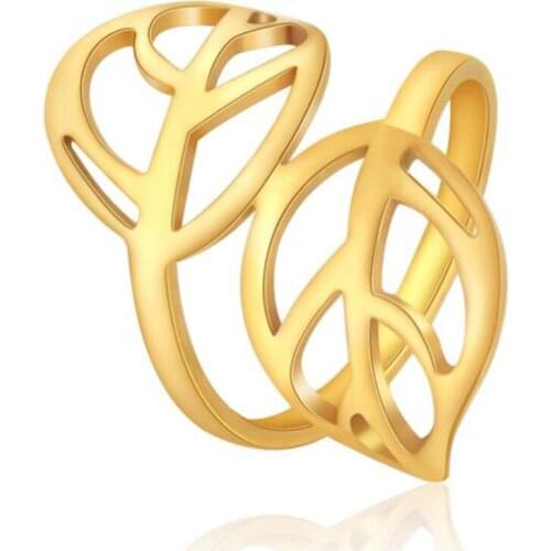 EKUSTYEE 10pcs/lots Wholesale Wedding Bands Ring Couple Stainless Steel Metal Engagement Mix Size